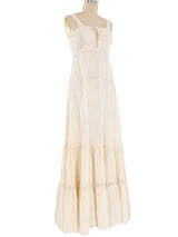 Lace Up Peasant Dress Dress arcadeshops.com