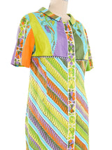 1960's Emilio Pucci Printed Shirt Dress Dress arcadeshops.com