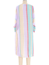 Mary McFadden Pastel Chiffon Caftan Dress arcadeshops.com