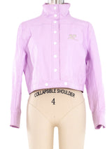 Courreges Lavender Vinyl Jacket Jacket arcadeshops.com