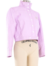 Courreges Lavender Vinyl Jacket Jacket arcadeshops.com
