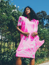 Carolina Herrera Neon Palm Printed Dress Ensemble Dress arcadeshops.com