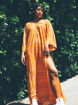 Missoni Orange Chevron Caftan Dress arcadeshops.com