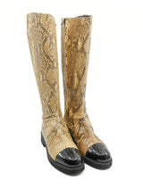 Chanel Python Boots, 7 Accessory arcadeshops.com