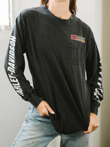 Harley Davidson Longsleeve Pocket Tee T-shirt arcadeshops.com