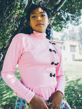 Ungaro Pink Knit Sweater Top arcadeshops.com