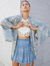 Dot Printed Haori Kimono Jacket arcadeshops.com