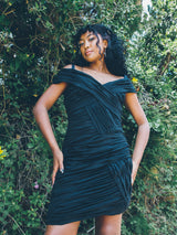 Arnold Scaasi Ruched Mini Dress Dress arcadeshops.com