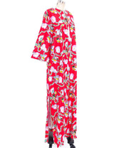 Floral Printed Caftan Dress arcadeshops.com
