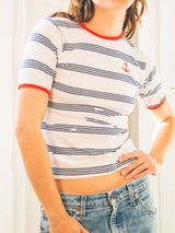 Nautical Themed Striped Tee T-shirt arcadeshops.com