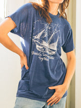 Key West Sail Boat Tee T-shirt arcadeshops.com