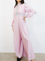 1960's Pink Lurex Jumpsuit Jumpsuit arcadeshops.com