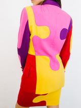 Moschino Puzzle Skirt Suit Suit arcadeshops.com