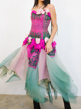 Zandra Rhodes Floral Embellished Party Dress Dress arcadeshops.com