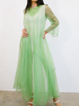 Valentino Sage Green Nightgown Dress arcadeshops.com