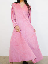 Halston IV Pink Velvet Caftan Dress arcadeshops.com