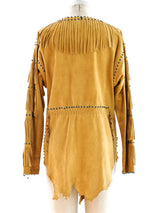 Fringed Suede Jacket Jacket arcadeshops.com