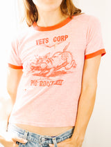 Vets Corp Pig Roast Tee T-shirt arcadeshops.com
