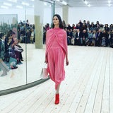 Celine Caped Jersey Gown Dress arcadeshops.com