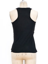 Balenciaga Studded Jersey Tank Top arcadeshops.com