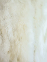 White Marabou Feather Jacket Jacket arcadeshops.com