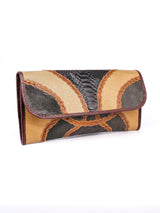 Carlos Falchi Patchwork Envelope Clutch Accessory arcadeshops.com