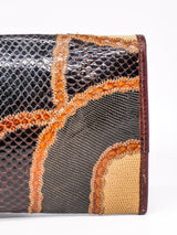 Carlos Falchi Patchwork Envelope Clutch Accessory arcadeshops.com