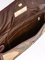 Carlos Falchi Patchwork Envelope Clutch Accessory arcadeshops.com
