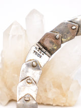 Sterling Silver Articulated Snake Collar Necklace Jewelry arcadeshops.com