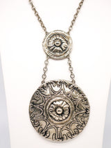 Oversized Medallion Disc Necklace Jewelry arcadeshops.com