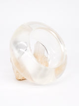 Oversized Lucite Donut Bangle Jewelry arcadeshops.com
