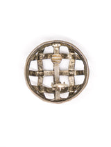 Ugo Correani Basketweave Button Earrings Jewelry arcadeshops.com