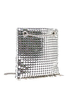 Whiting and Davis Silver Metal Mesh Fringed Bag Accessory arcadeshops.com