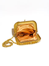 Whiting and Davis Gold Metal Mesh Bag Accessory arcadeshops.com