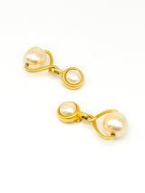 Karl Lagerfeld Faux Pearl Earrings Accessory arcadeshops.com