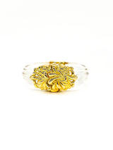 Inna Citrine Carved Lucite Bangle Accessory arcadeshops.com