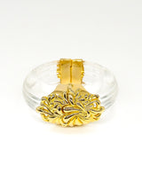 Inna Citrine Carved Lucite Bangle Accessory arcadeshops.com