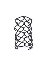Black Woven Wire Arm Cuff Accessory arcadeshops.com