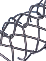 Black Woven Wire Arm Cuff Accessory arcadeshops.com