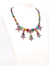 Carlo Zini Rhinestone Star Necklace Accessory arcadeshops.com