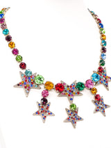 Carlo Zini Rhinestone Star Necklace Accessory arcadeshops.com