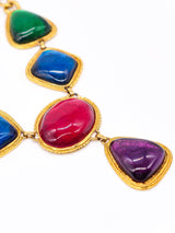 Kenneth Jay Lane Jewel Tone Cabochon Necklace Accessory arcadeshops.com
