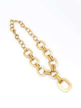 Kenneth Jay Lane Matte Gold Chainlink Necklace Accessory arcadeshops.com