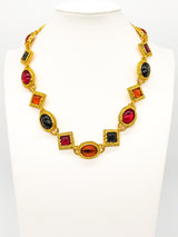 Edouard Rambaud Multicolor Poured Glass Necklace Accessory arcadeshops.com
