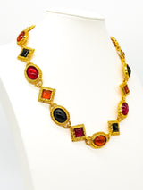 Edouard Rambaud Multicolor Poured Glass Necklace Accessory arcadeshops.com