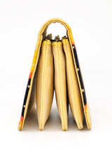 Pucci Printed Velvet Accordian Sectioned Clutch Accessory arcadeshops.com