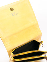 Pucci Printed Velvet Accordian Sectioned Clutch Accessory arcadeshops.com