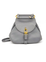 Delvaux Cerceau Grey Leather Saddle Bag Accessory arcadeshops.com