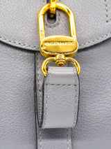 Delvaux Cerceau Grey Leather Saddle Bag Accessory arcadeshops.com