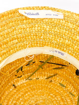 Novelty Straw Bucket Hat Accessory arcadeshops.com